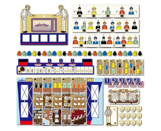Настольная игра Бельвіль Asmodee Все на борт! (Come Sail Away!) (SASCSA0101UA), изображение 2