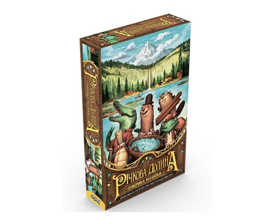 Настольная игра Бельвіль Asmodee Речная Долина. Фабрика мозаики (ALLRIVV0101UA)