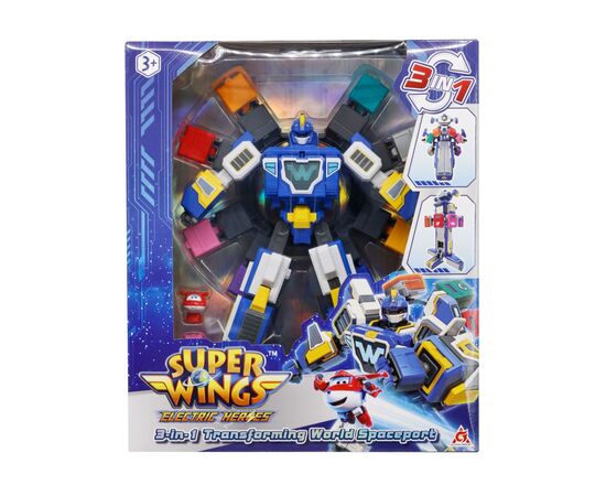 Трансформер Super Wings Transforming Всемирный космодром 3 в 1 (YW780288), изображение 9
