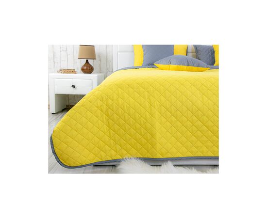 Покрывало Руно микрофайбер Yellow Grey 150x212 см (360.52У_Yellow Grey), изображение 4