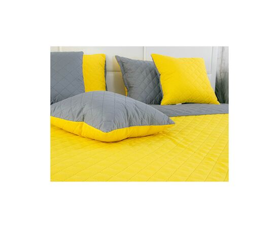 Покрывало Руно микрофайбер Yellow Grey 150x212 см (360.52У_Yellow Grey), изображение 7