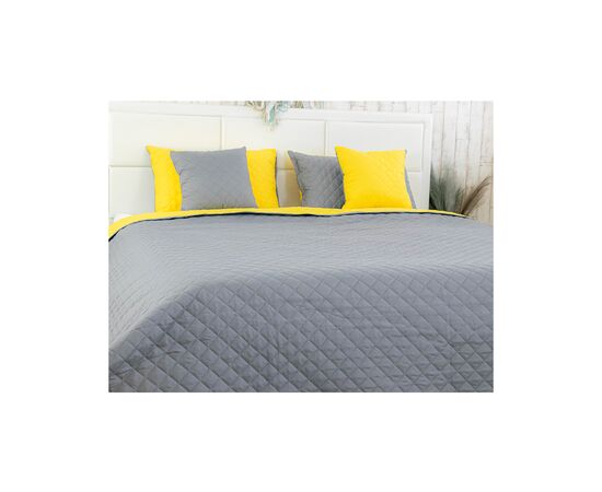 Покрывало Руно микрофайбер Yellow Grey 150x212 см (360.52У_Yellow Grey), изображение 8