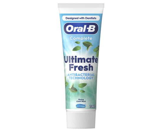 Зубна паста Oral-B Complete Абсолютна свіжість Екстрапрохолодна м'ята 75 мл (8006530254854), зображення 2