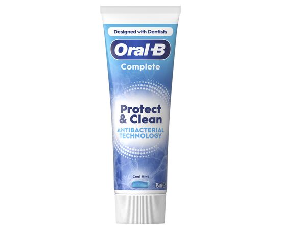 Зубна паста Oral-B Complete Захист та чистота Прохолодна м'ята 75 мл (8006530254878), зображення 2