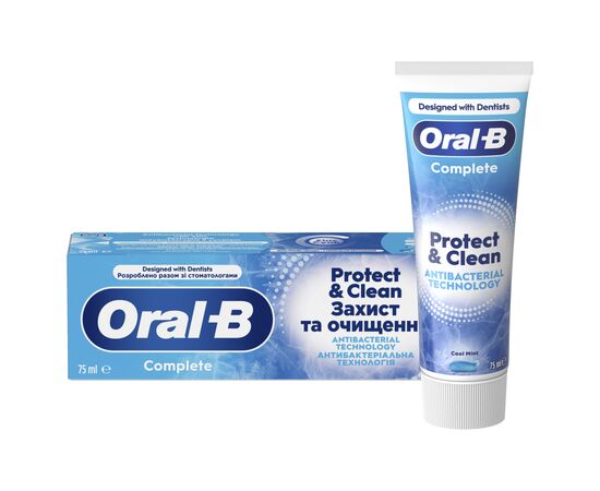 Зубна паста Oral-B Complete Захист та чистота Прохолодна м'ята 75 мл (8006530254878)