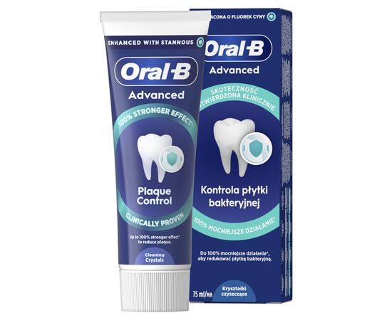 Зубная паста Oral-B Advanced Против зубного налета с очищающими кристаллами 75 мл (8006530091084)