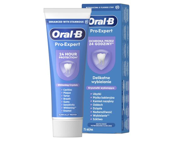 Зубная паста Oral-B Pro-Expert Бережное отбеливание 75 мл (8006530090537)