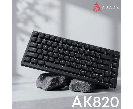 Клавиатура Ajazz AK820 Red Switch USB-C UA Black (AK820-R-B), изображение 6