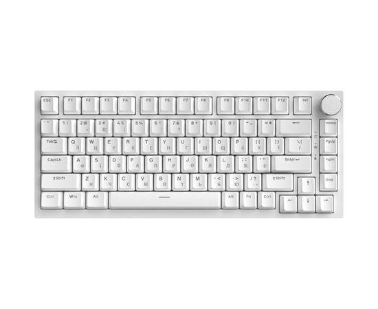 Клавиатура Ajazz AK820 Red Switch USB-C UA White (AK820-R-W), изображение 2