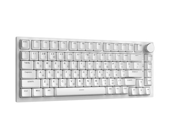Клавиатура Ajazz AK820 Red Switch USB-C UA White (AK820-R-W), изображение 4