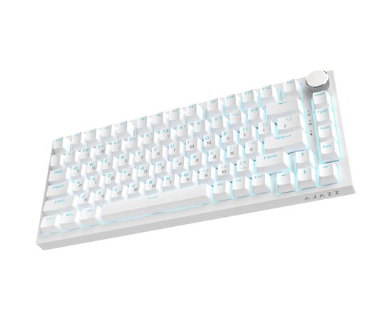 Клавиатура Ajazz AK820 Red Switch USB-C UA White (AK820-R-W), изображение 5