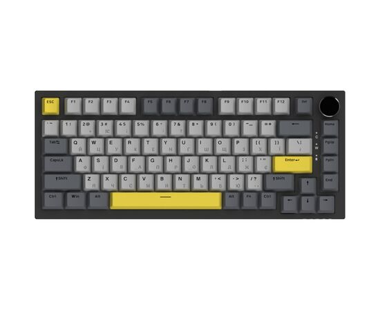 Клавиатура Ajazz AK820 Sea Salt Switch RGB USB-C UA Black (AK820-SS-BGY), изображение 3
