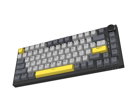 Клавиатура Ajazz AK820 Sea Salt Switch RGB USB-C UA Black (AK820-SS-BGY), изображение 4