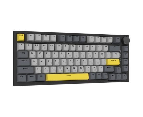 Клавиатура Ajazz AK820 Sea Salt Switch RGB USB-C UA Black (AK820-SS-BGY), изображение 5