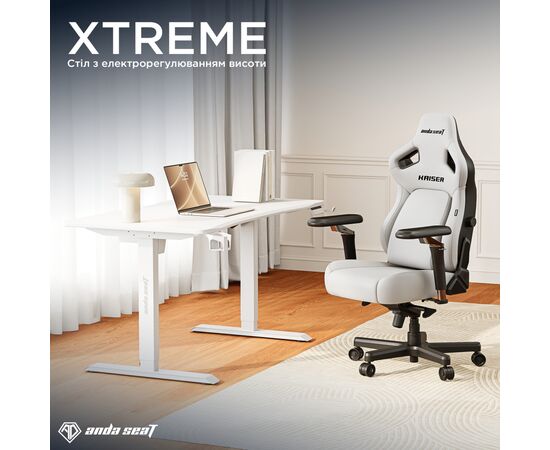 Компьютерный стол Anda Seat Xtreme White (AD-D-DD1-1400-07-W), изображение 3