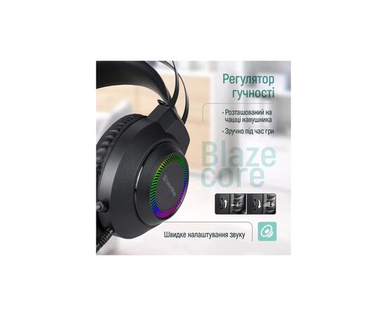 Навушники ColorWay BlazeCore RGB Black (CW-HPG03BK), зображення 11