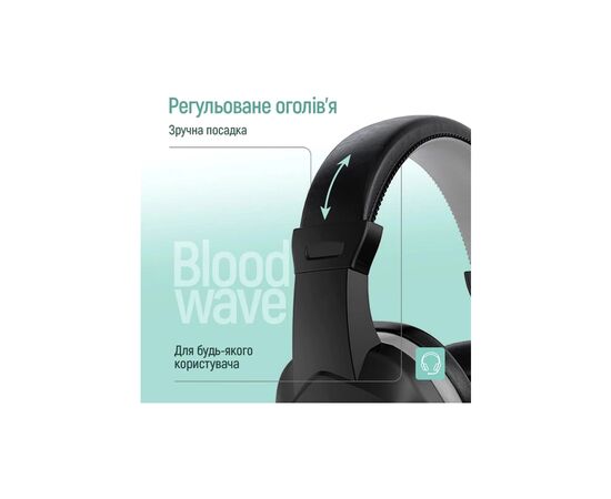 Навушники ColorWay Bloodwave LED Black (CW-HPG01BK), зображення 9
