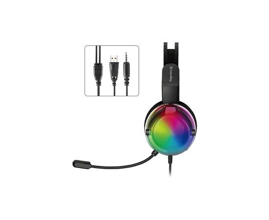 Наушники ColorWay Firestrike RGB Black (CW-HPG04BK), изображение 3