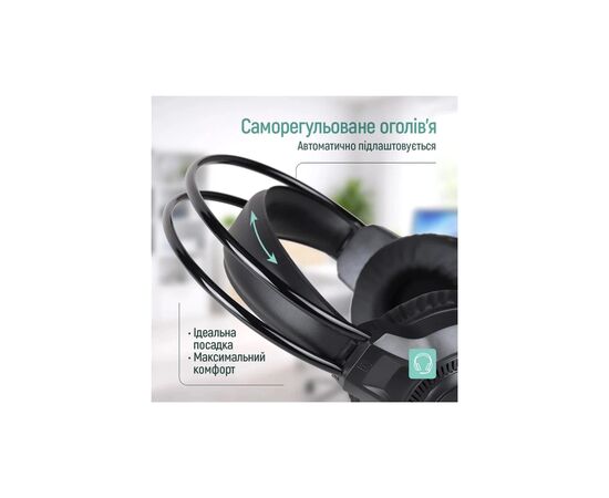 Наушники ColorWay GlowCore RGB Black (CW-HPG02BK), изображение 10