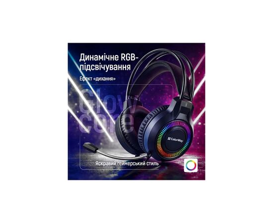 Наушники ColorWay GlowCore RGB Black (CW-HPG02BK), изображение 8