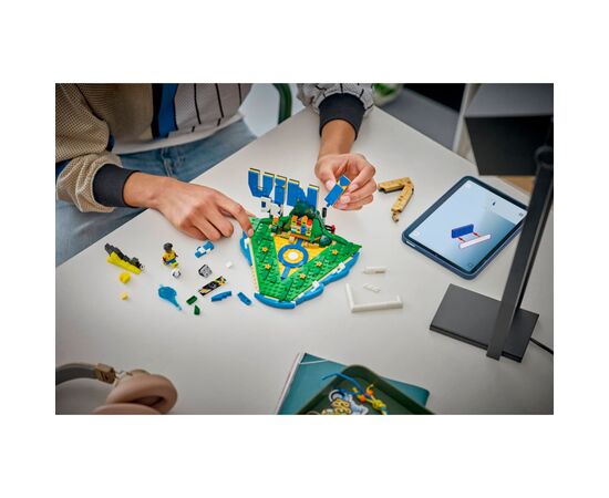 Конструктор LEGO Editions Football Винисиус Жуниор — лучшие моменты футбольных матчей (43027), изображение 10