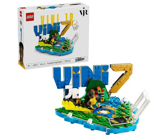 Конструктор LEGO Editions Football Винисиус Жуниор — лучшие моменты футбольных матчей (43027), изображение 6
