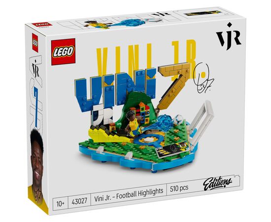 Конструктор LEGO Editions Football Винисиус Жуниор — лучшие моменты футбольных матчей (43027)