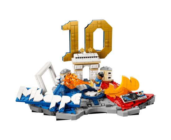 Конструктор LEGO Editions Football Кіліан Мбаппе — найкращі моменти футбольних матчів (43013), зображення 2