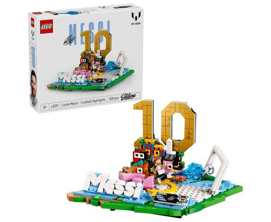 Конструктор LEGO Editions Football Ліонель Мессі — найкращі моменти футбольних матчів (43011), зображення 5
