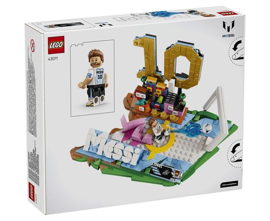 Конструктор LEGO Editions Football Ліонель Мессі — найкращі моменти футбольних матчів (43011), зображення 6