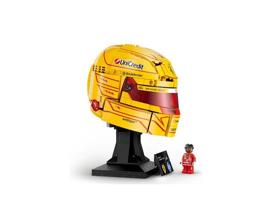 Конструктор LEGO Editions Formula 1 Шлем Льюиса Гамильтона из команды Scuderia Ferrari HP (43022-), изображение 3