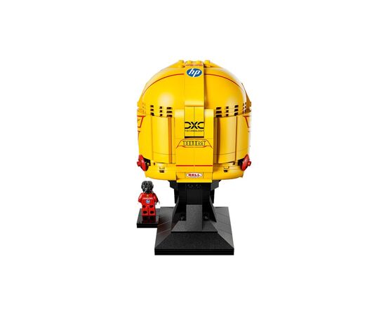Конструктор LEGO Editions Formula 1 Шлем Льюиса Гамильтона из команды Scuderia Ferrari HP (43022-), изображение 4