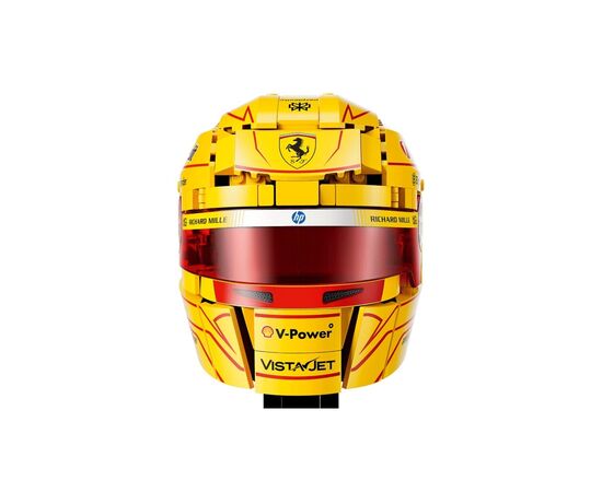 Конструктор LEGO Editions Formula 1 Шлем Льюиса Гамильтона из команды Scuderia Ferrari HP (43022-), изображение 5