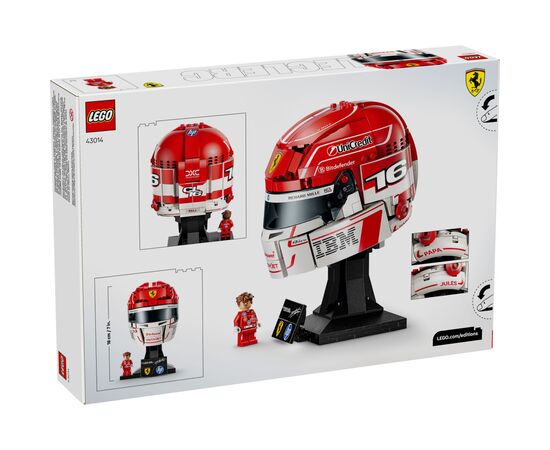Конструктор LEGO Editions Formula 1 Шолом Шарля Леклера з команди Scuderia Ferrari HP (43014), зображення 8