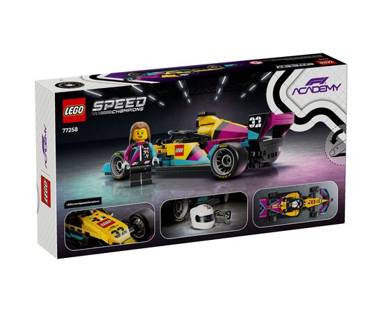 Конструктор LEGO Speed Champions Гоночный автомобиль F1 ACADEMY LEGO (77258), изображение 8