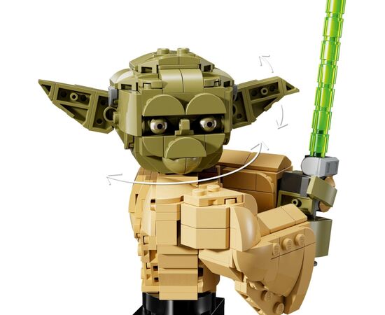 Конструктор LEGO Star Wars Погруддя Йоди (75438), зображення 5