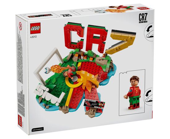 Конструктор LEGO Editions Football Кріштіану Роналду — найкращі моменти футбольних матчів (43012), зображення 6