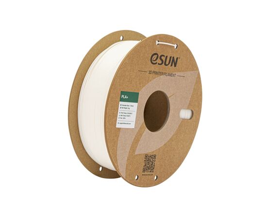 Пластик для 3D-принтера eSUN PLA+ P1.75мм, 1кг, white (PLA+P175W1)