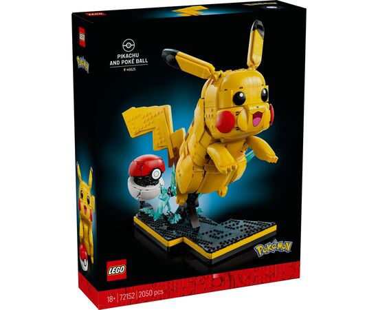Конструктор LEGO Pokemon Пикачу и покебол (72152)