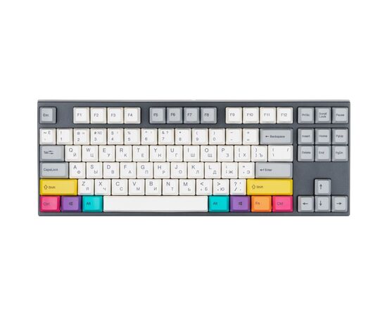Клавиатура Varmilo APT87 CMYK C-TK Red Wireless White Led UA (A92A024D4A5A17A007)