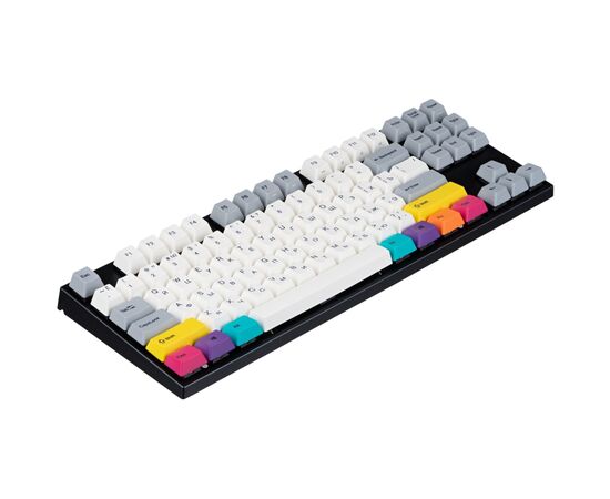 Клавиатура Varmilo APT87 CMYK K-Prestige Silent Wireless White Led UA (A92A024F8A5A17A007), изображение 4