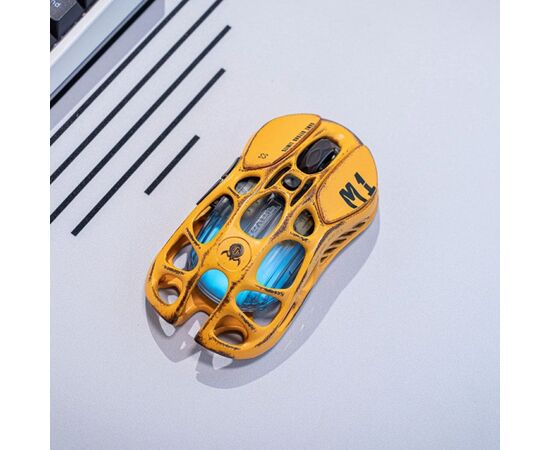 Мышка GravaStar Mercury M1 Pro Wireless/Bluetoot/USB Yellow (GSM1PRO_YLW), изображение 5