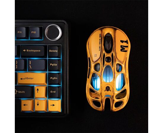 Мышка GravaStar Mercury M1 Pro Wireless/Bluetoot/USB Yellow (GSM1PRO_YLW), изображение 8