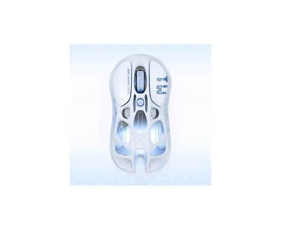 Мышка GravaStar Mercury M1 Pro Wireless/Bluetoot/USB Ice Blue (GRAVASTARM1PRO_BLU), изображение 6