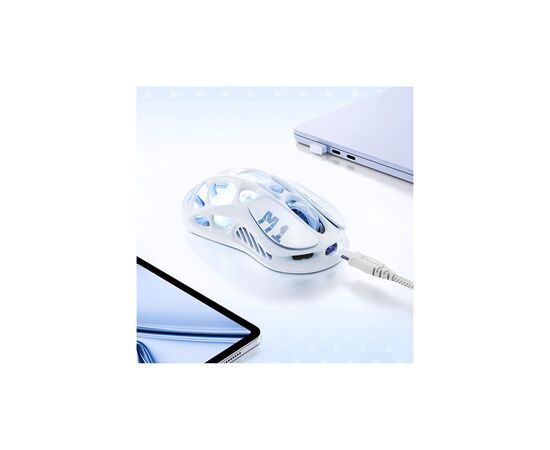 Мышка GravaStar Mercury M1 Pro Wireless/Bluetoot/USB Ice Blue (GRAVASTARM1PRO_BLU), изображение 7