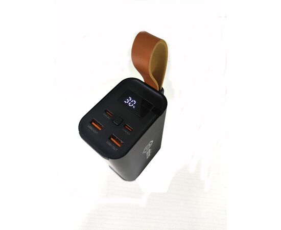 Батарея универсальная Atria 30000mAh, 130W, USB-C laptop/phone (WPD-130), изображение 3