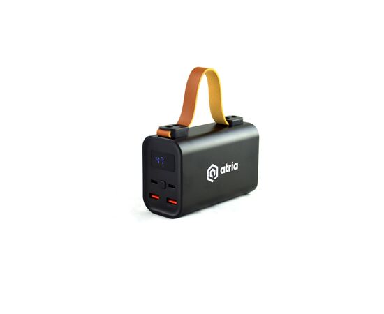 Батарея универсальная Atria 30000mAh, 130W, USB-C laptop/phone (WPD-130), изображение 5