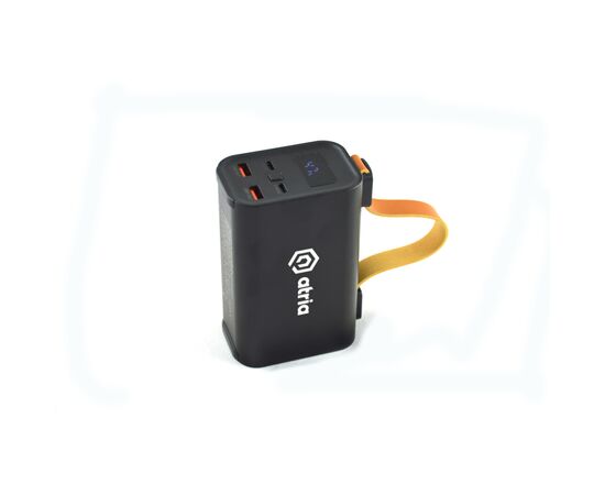 Батарея универсальная Atria 30000mAh, 130W, USB-C laptop/phone (WPD-130), изображение 7