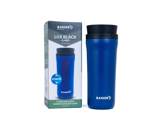 Термокружка Ranger Lux 0,48 L Black (RA9929), изображение 2