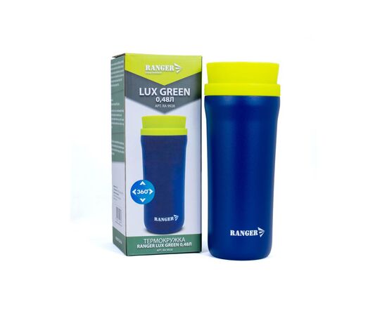 Термокружка Ranger Lux 0,48 L Green (RA9928), изображение 2